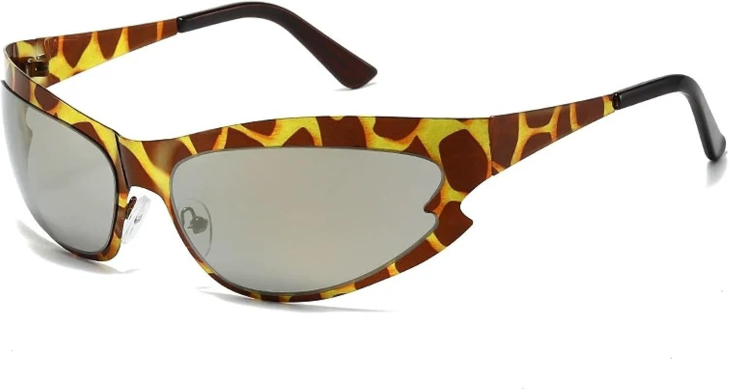 

Модные солнцезащитные очки для женщин и мужчин, винтажные очки «кошачий глаз» для активного отдыха, спорта, велоспорта, защита от УФ-излучения UV400 generic, Black Gold