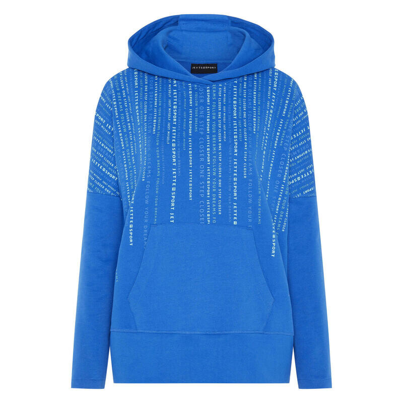 

Толстовка с капюшоном и объемным принтом JETTE SPORT, цвет blau
