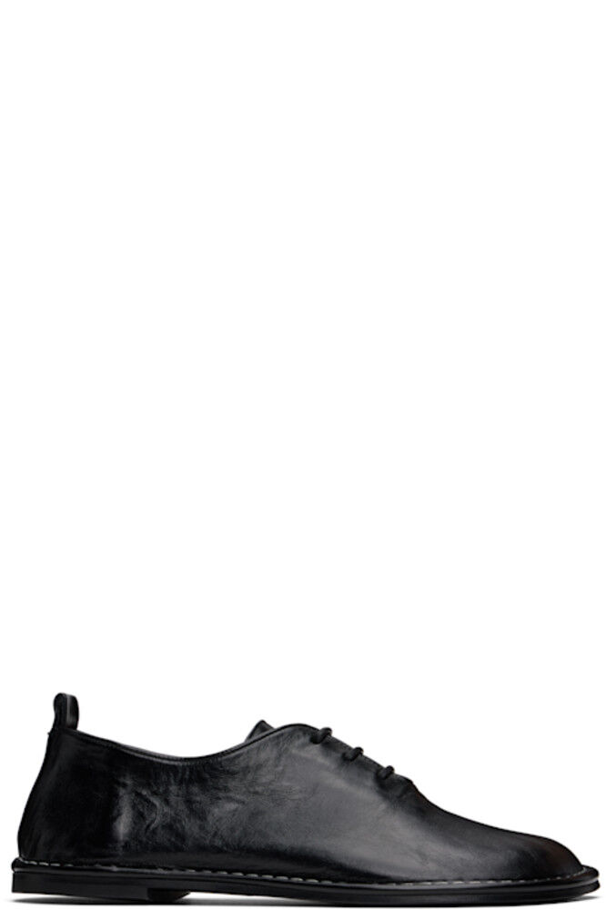 Черные кожаные оксфорды One Cut AMI Paris