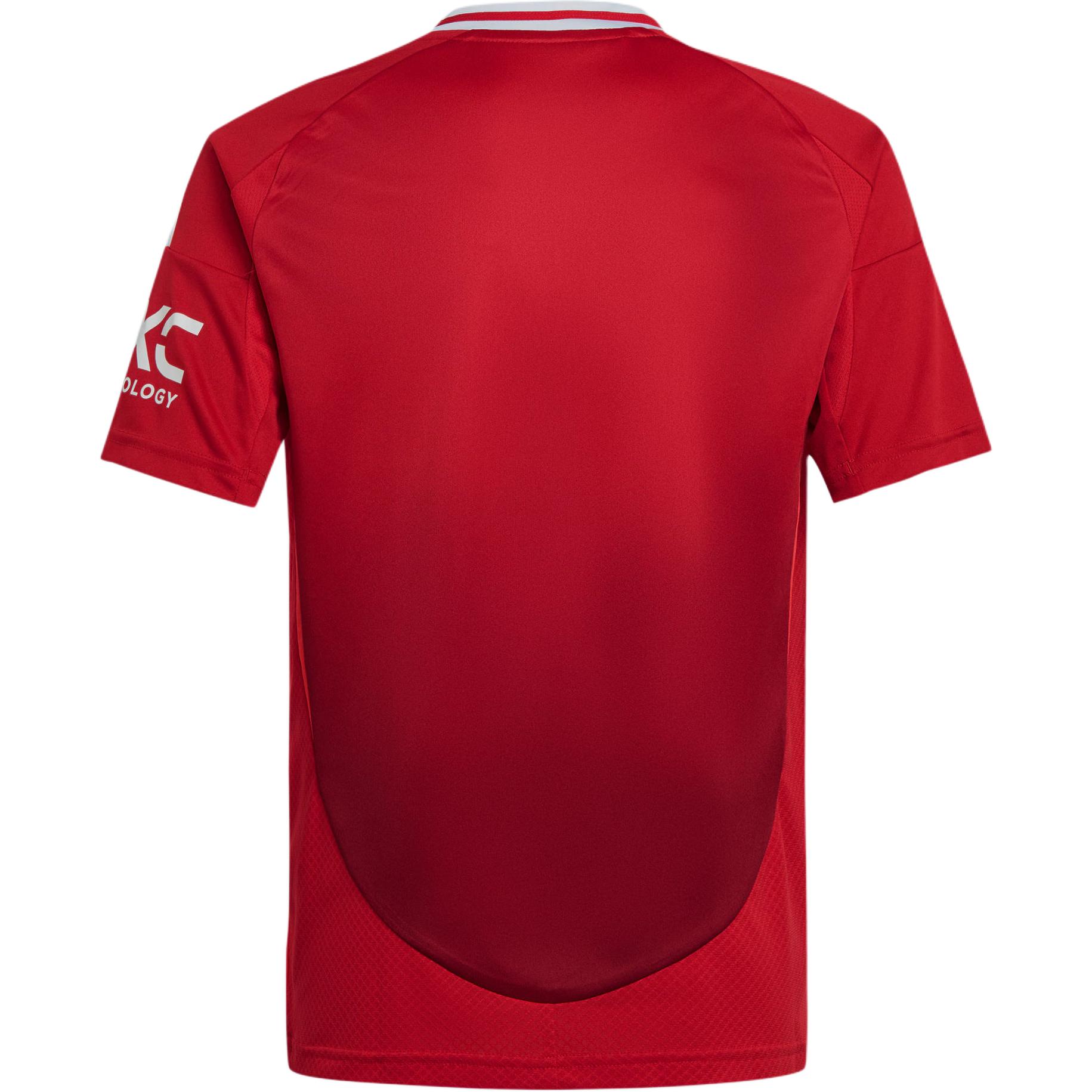 Футболка Manchester United ярко-красная Adidas — фото 3