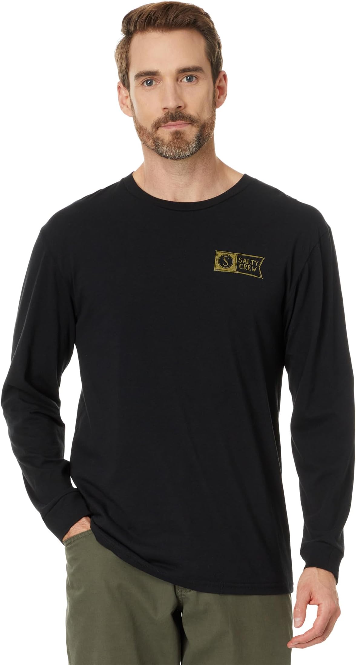 

Футболка Salty Crew Sketchy Alpha Premium Long Sleeve Tee, черный