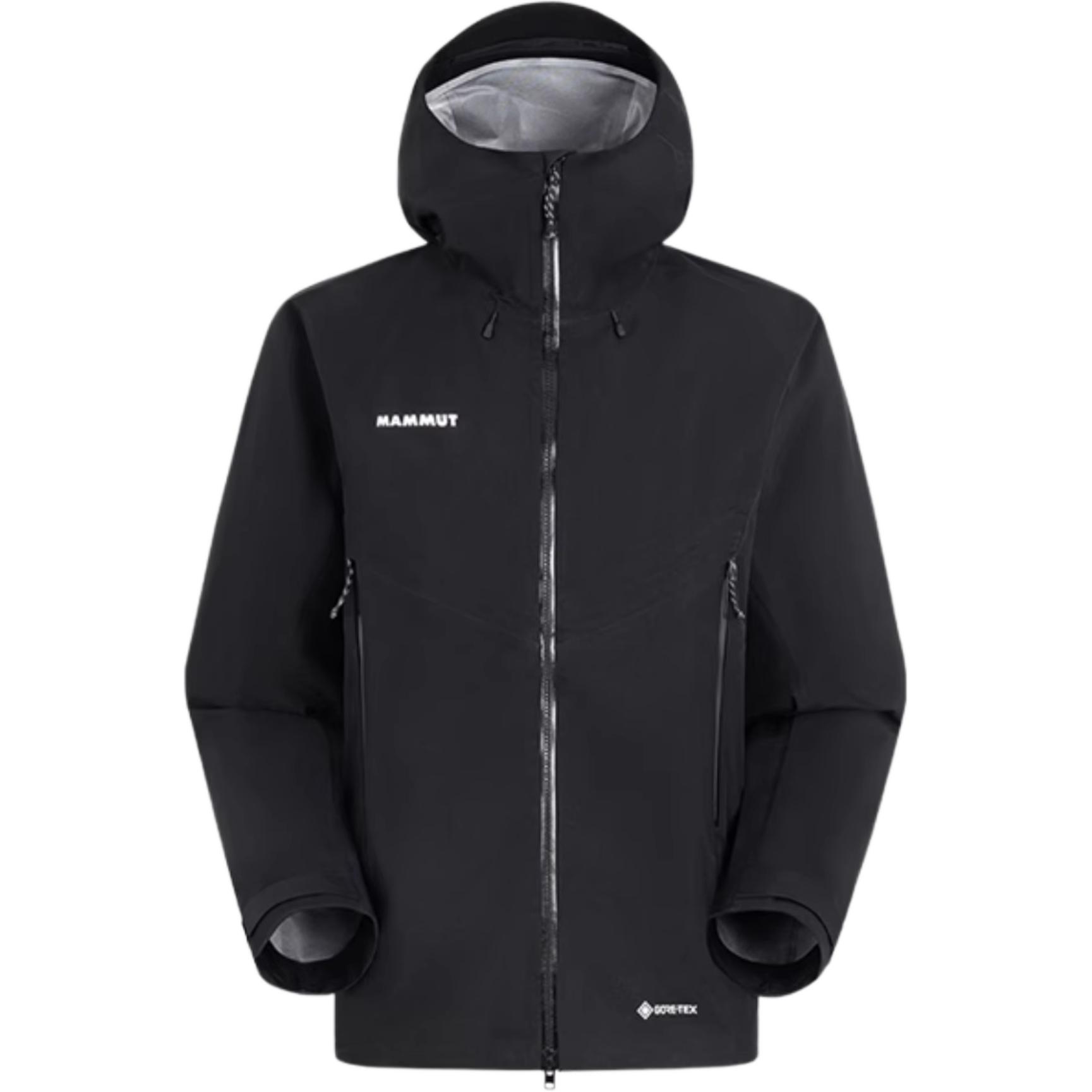 

MAMMUT Кратер Айви Эйч Эс куртка с капюшоном из гортекса, Black