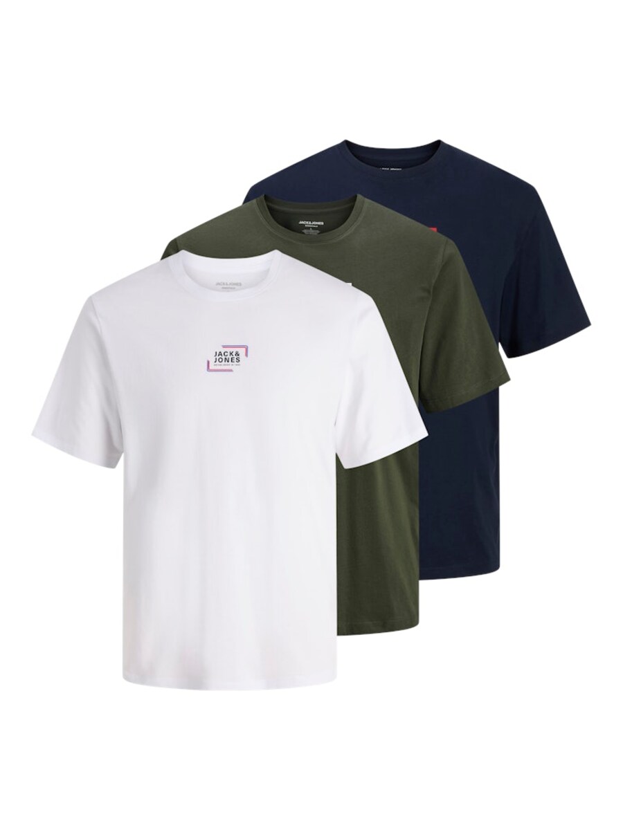 

Рубашка JACK & JONES JJECORP, цвет marine blue/Fir/White