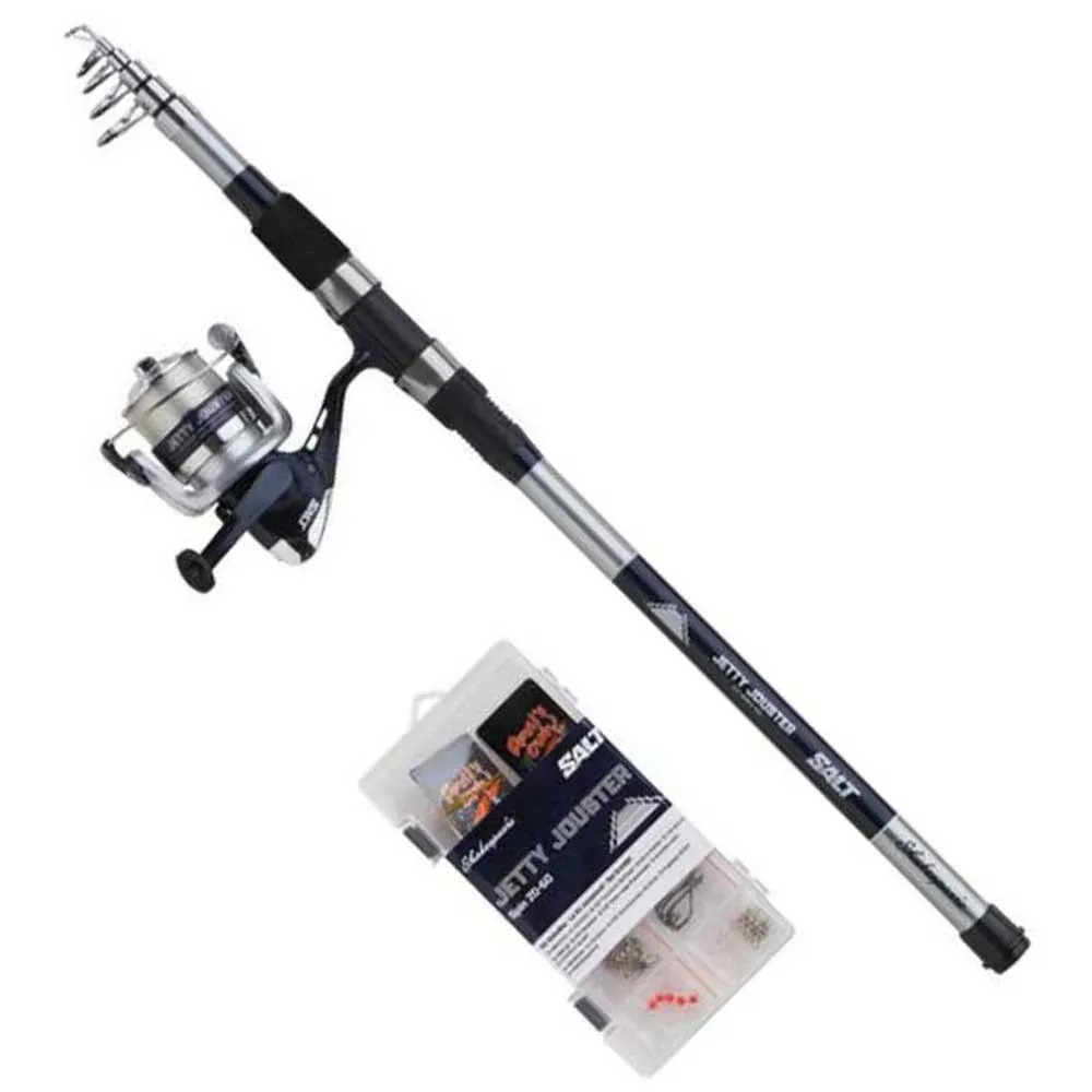 

Набор для спиннинга Shakespeare Salt Jetty Jouster, серебряный