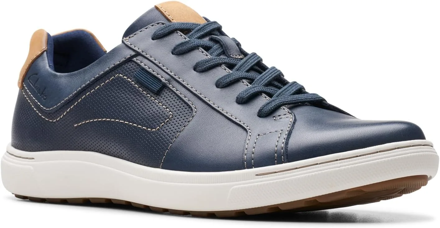Мужские кроссовки Clarks Mapstone Lace Suede Blue, темно-синий