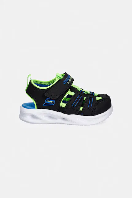 Сандалии детские SOLA GLOW SANDAL-HYPER-COAST Skechers, черный — фото 2