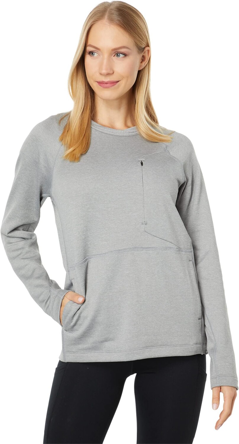 

Толстовка Burton Multipath Grid Crew Neck Fleece, цвет Sharkskin