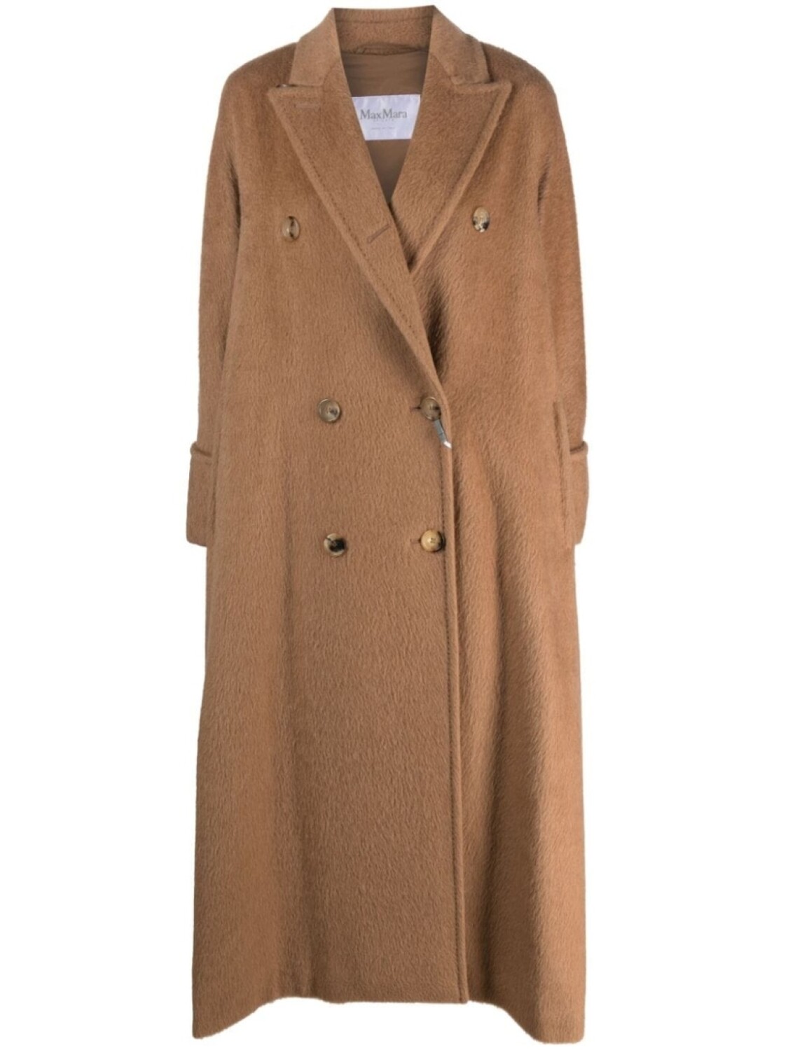 

Max Mara длинное двубортное пальто, коричневый