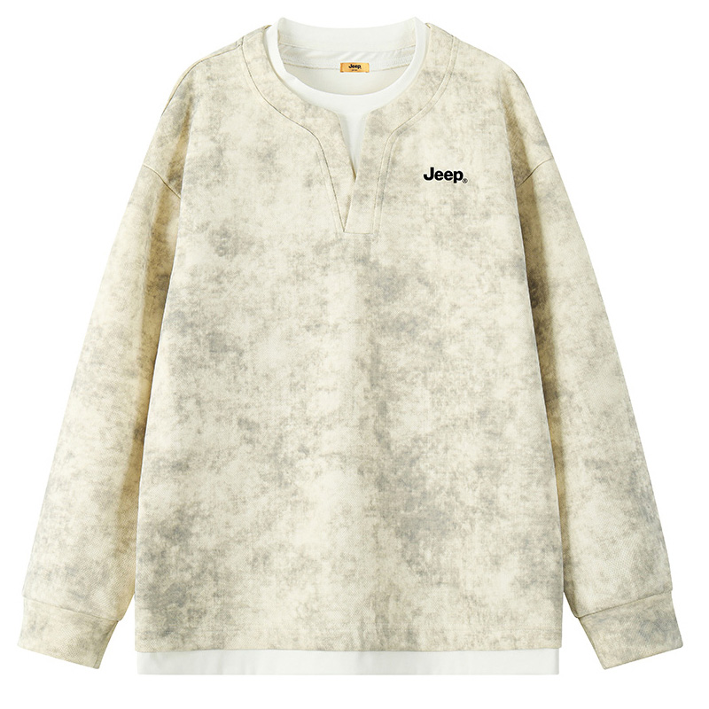 

Свитшот Unisex Crew Neck Moderate Mock Two Piece Jeep, хаки