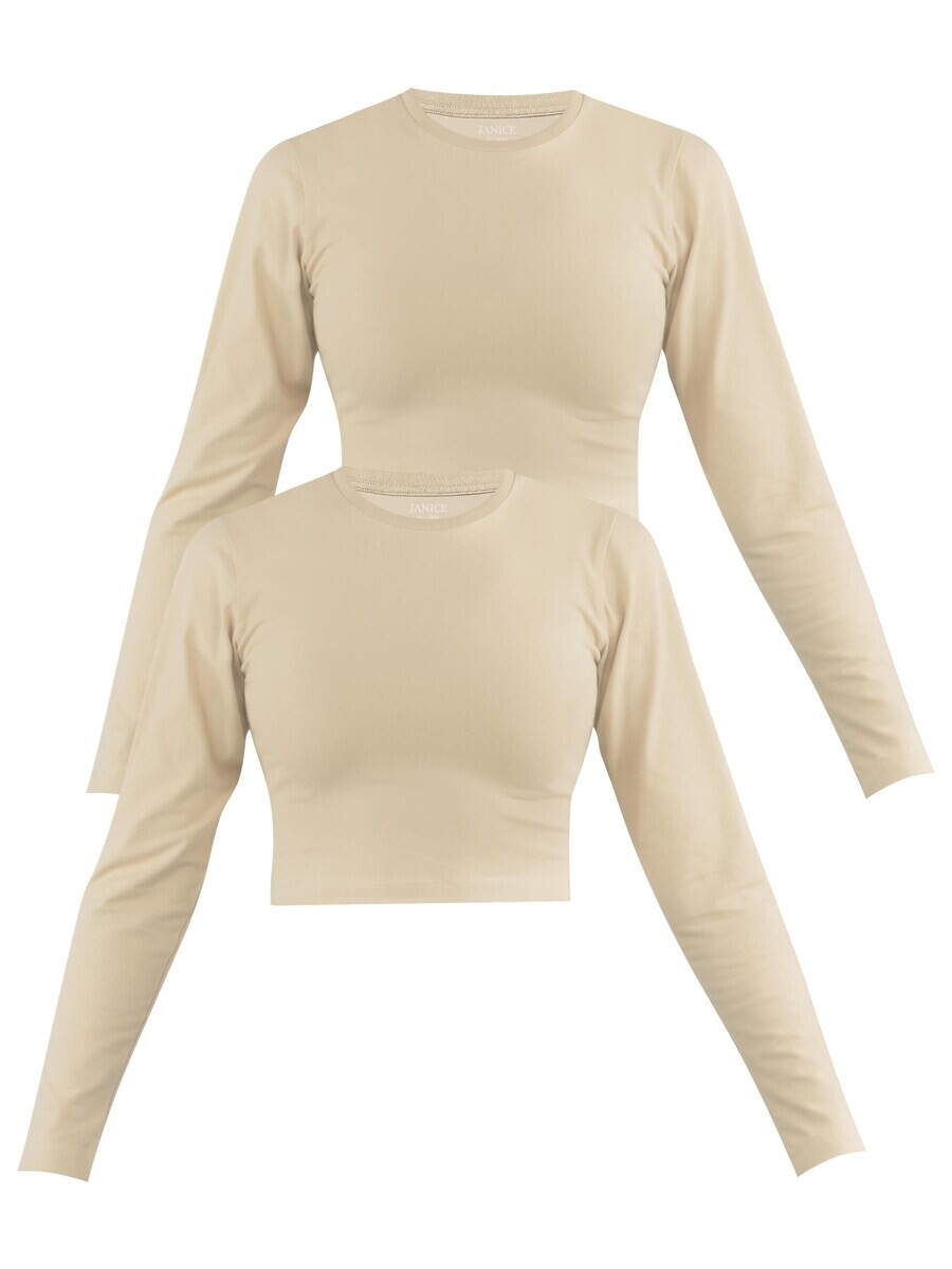 

Лонгслив Janice Shirt Noia, бежевый