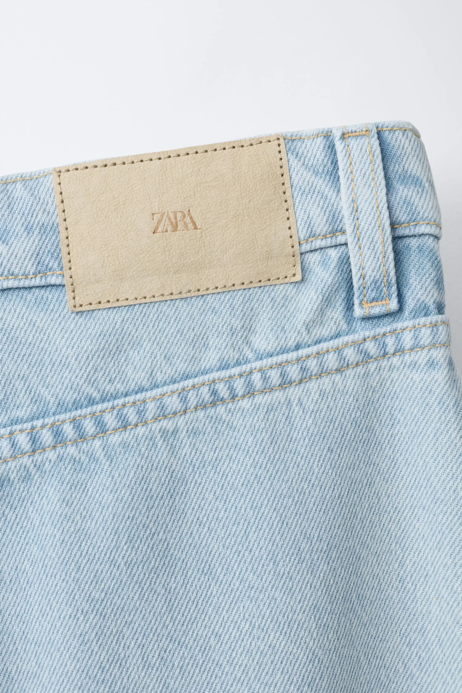 Джинсы саруэль Zara, синий — фото 4