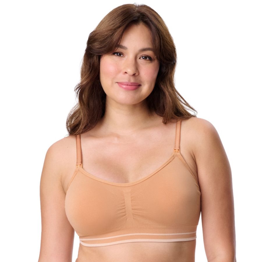 

Бесшовный бюстгальтер для кормления грудью и сцеживания молока без помощи рук от Motherhood для женщин, беременных и кормящих Motherhood Maternity, Caramel