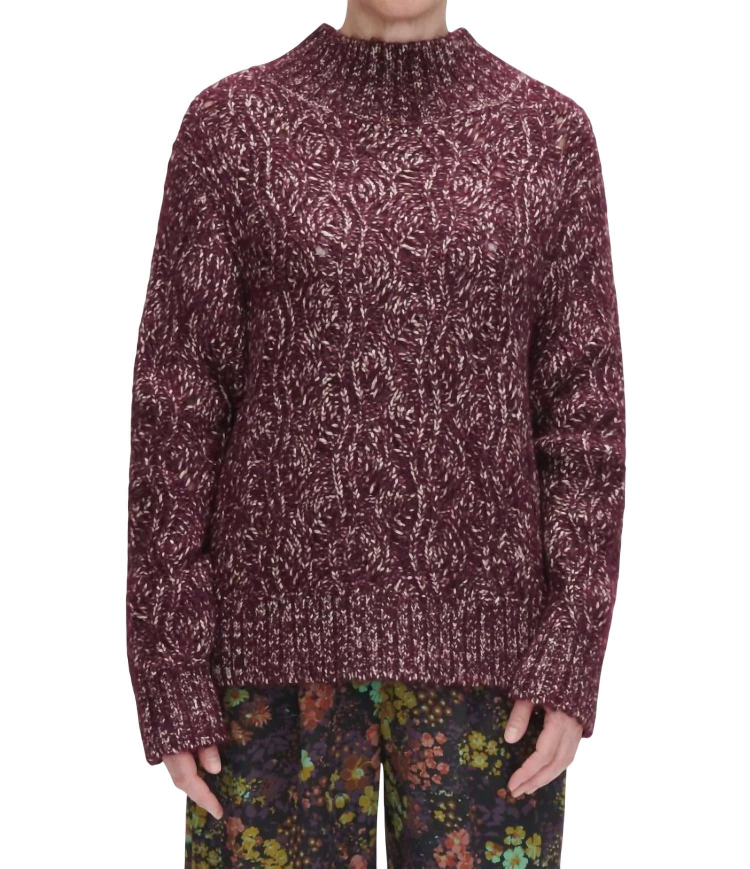

Lamott свитер Top в Merlot RACHEL COMEY