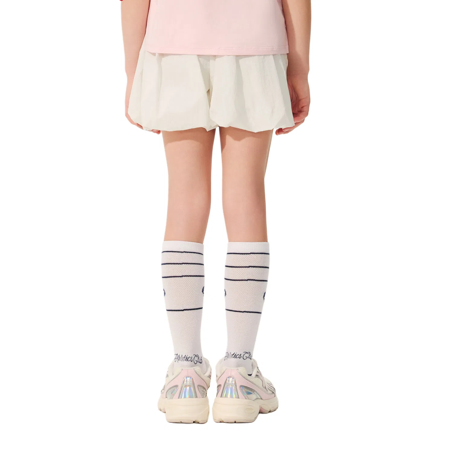 Детские шорты Moderate New Balance, White — фото 4