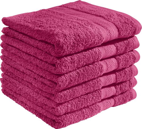 

Полотенце REDBEST 6er-Pack 166393, 50x1x100 см цвет fuchsia