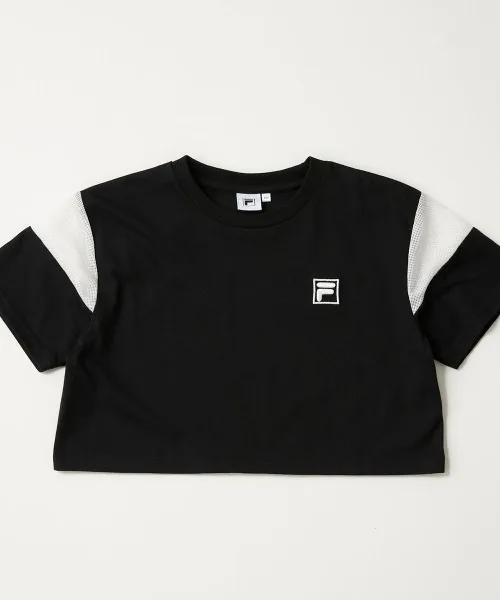 Детская футболка FILA с логотипом чёрная