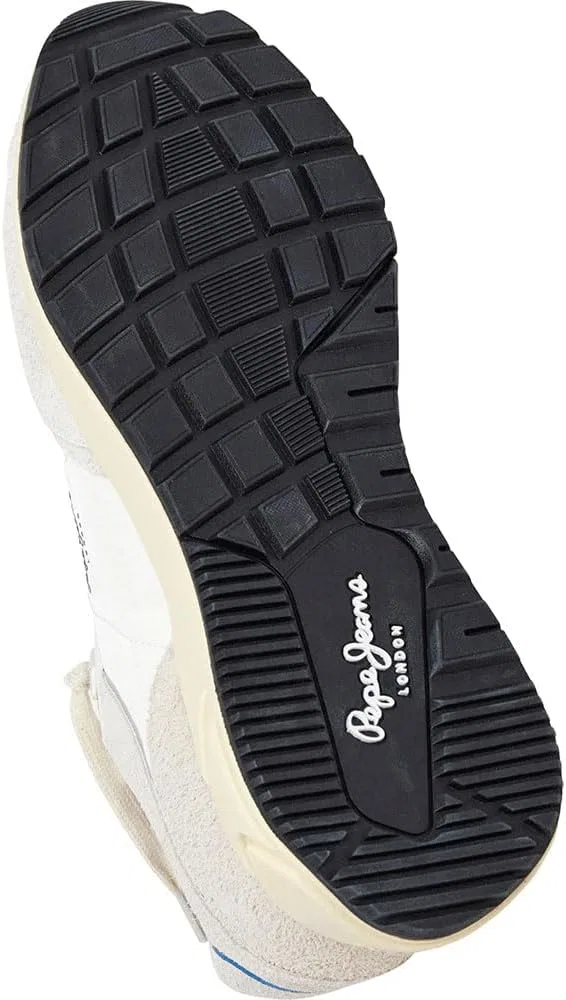 Кроссовки PEPE JEANS Unisex Marlon Divided M Shoes, White — фото 2