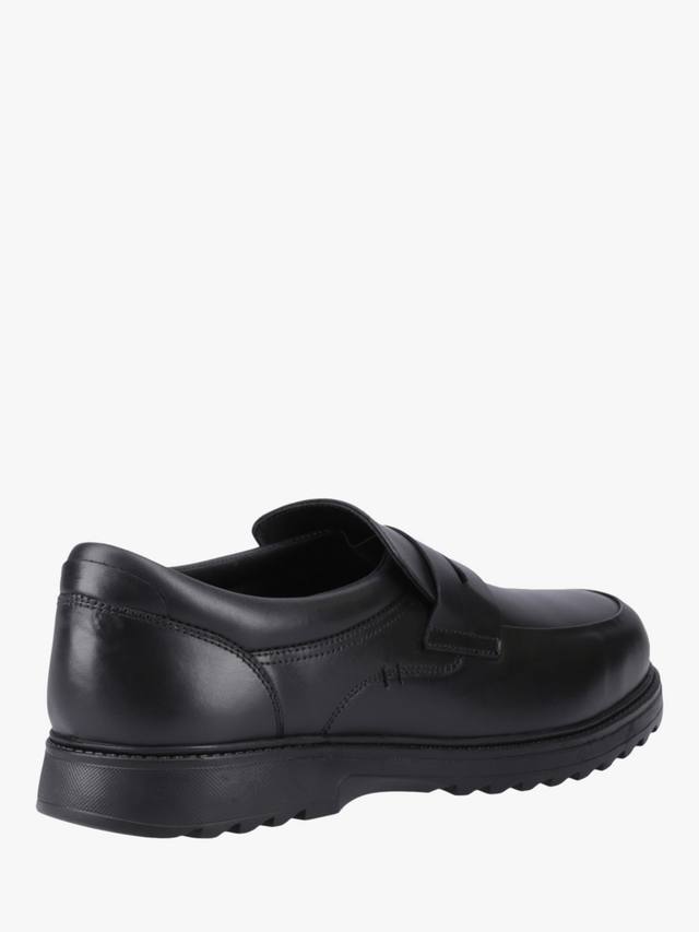 Детские школьные туфли Rocco Custom Fit из кожи Hush Puppies, Black — фото 3