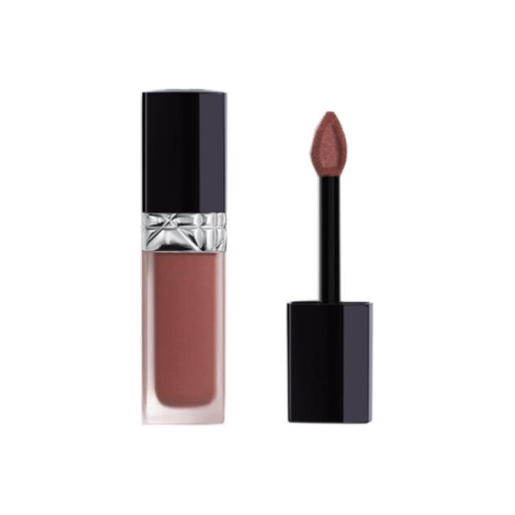 DIOR Жидкая помада Flame Blue Gold Color Lock Black Tube матовая натуральная стойкая 6 мл — фото 2