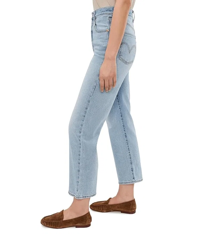 Женские джинсы Levi's Ribcage Straight Ankle, голубой — фото 3