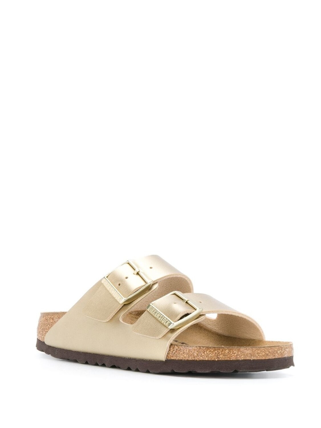 Birkenstock сандалии Arizona с пряжками, золотистый — фото 2