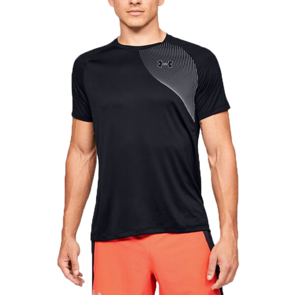 

Футболка qualifier iso-chill running t-shirt 'black' Under Armour, черный