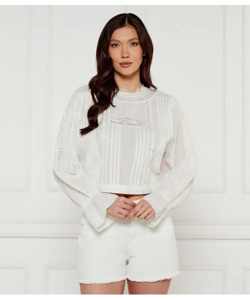 

Блузка рубашка Cropped fit Twin-Set, белый
