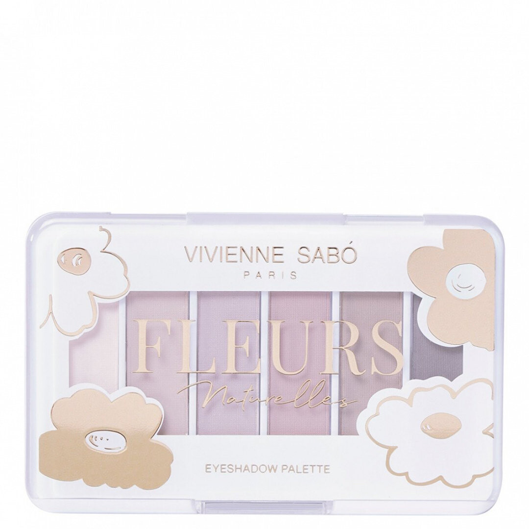 

Vivienne Sabó, Палетка теней Fleurs Naturelles №01 Маргарита (5 G)