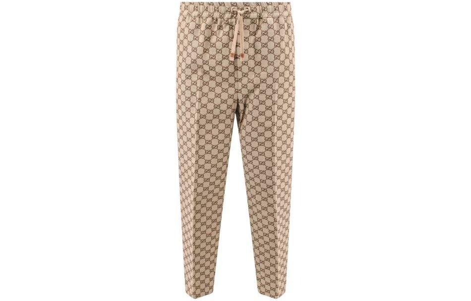 

Повседневные брюки мужские бежевые Gucci, бежевый