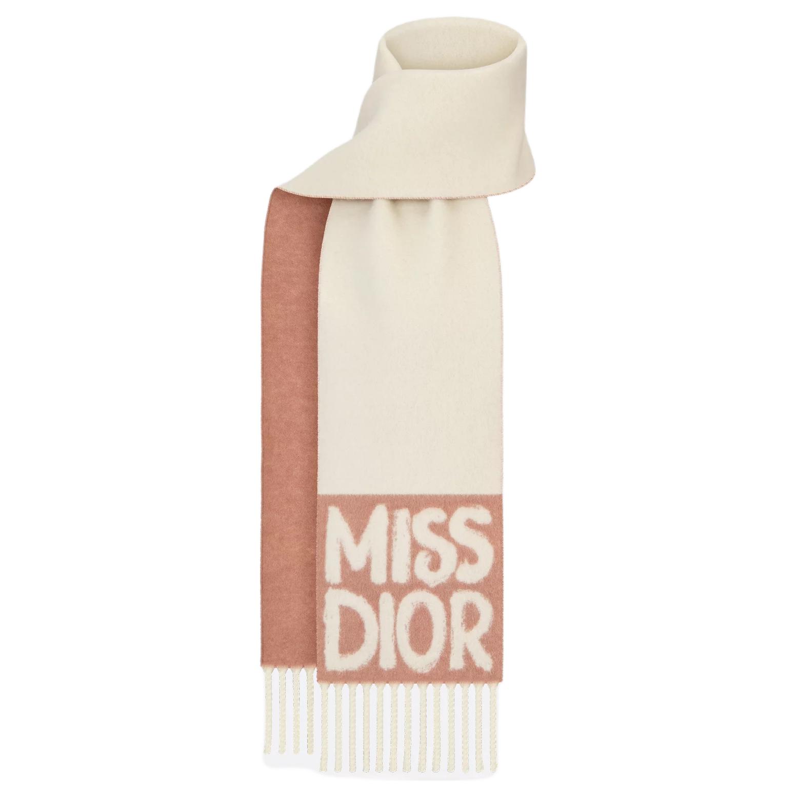 

DIOR Кашемировый шарф розовый, Pink