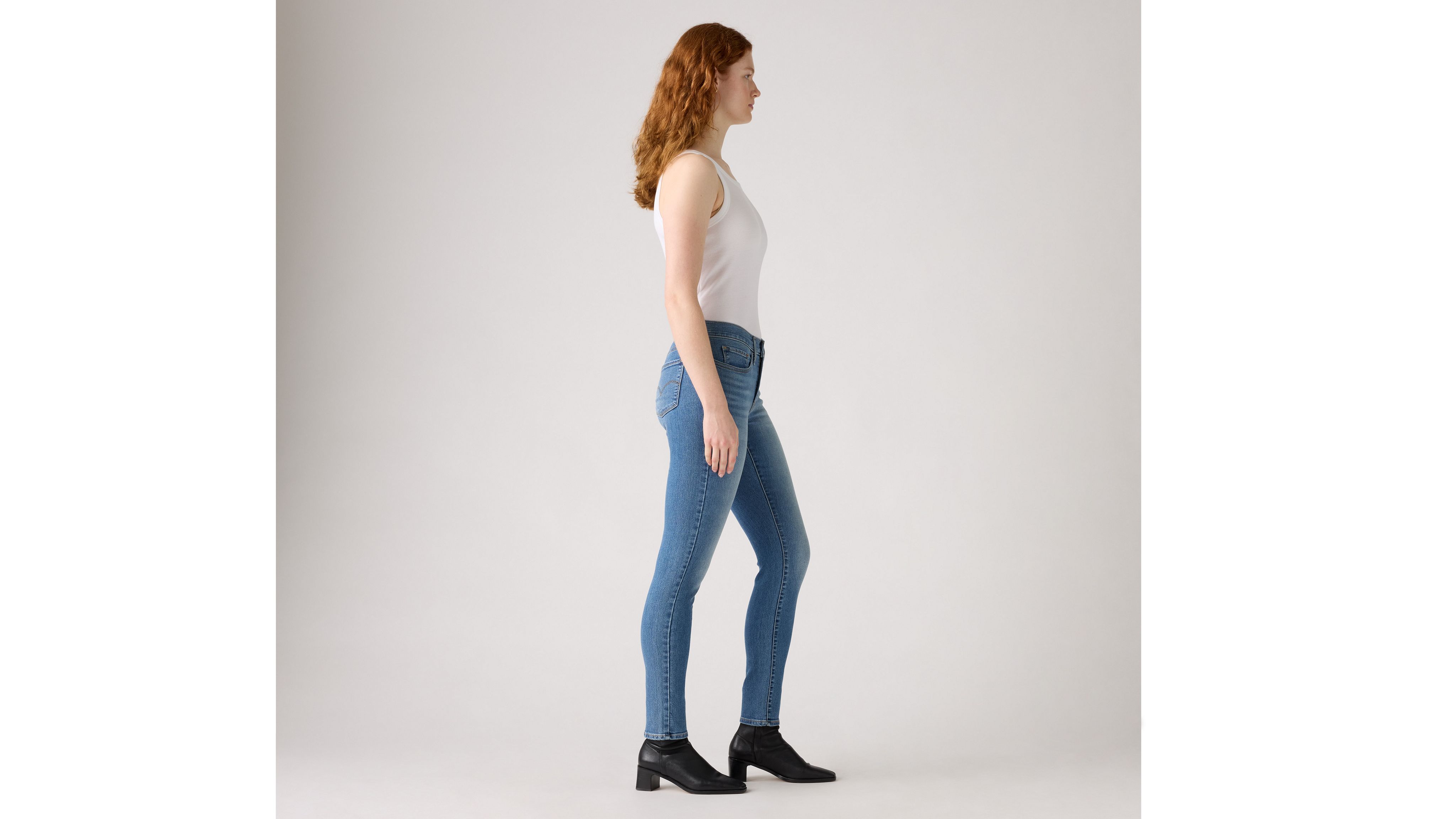 311 Узкие женские джинсы Shaping Levi's, Eternal Indigo - Medium Wash — фото 3