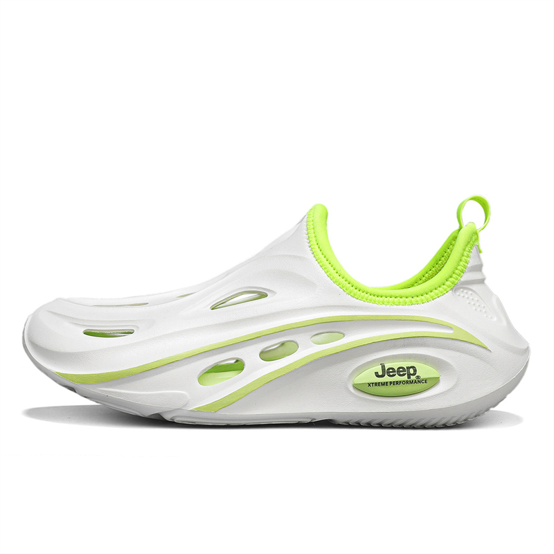 

Клоги мужские Jeep, белый зеленый upgraded