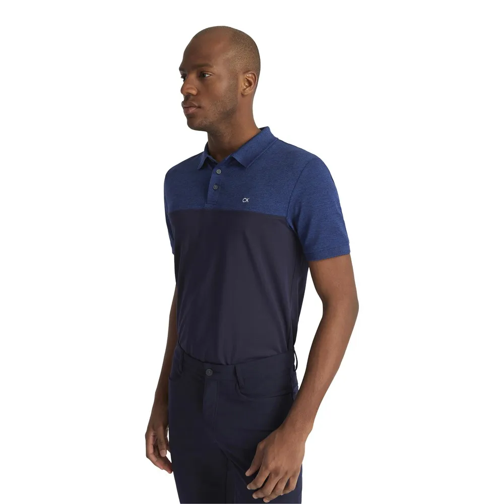 

Поло с коротким рукавом Calvin Klein Golf Colour Block, синий