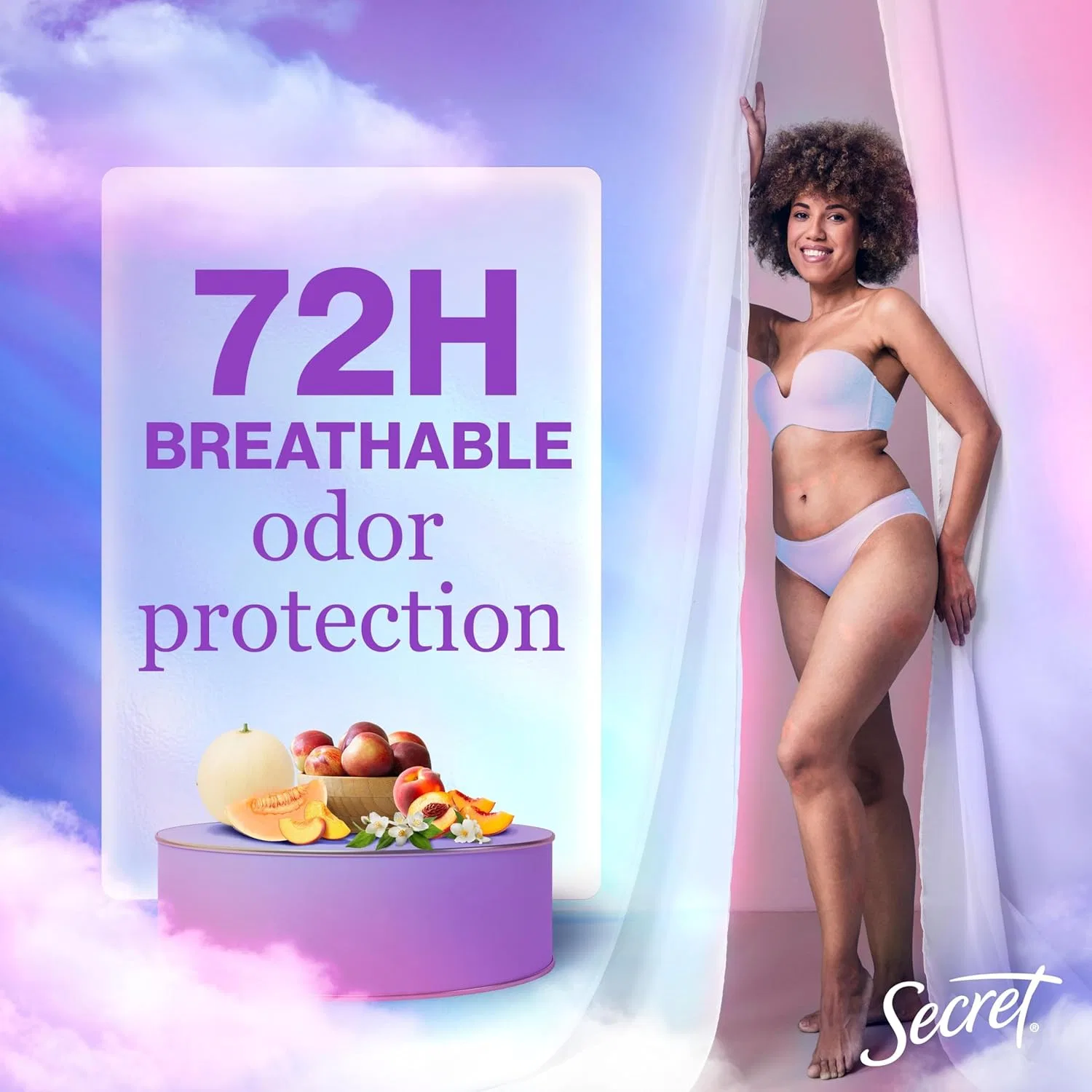 Женский дезодорант-антиперспирант Secret Clear Gel с ароматом нектарина Secret — фото 3
