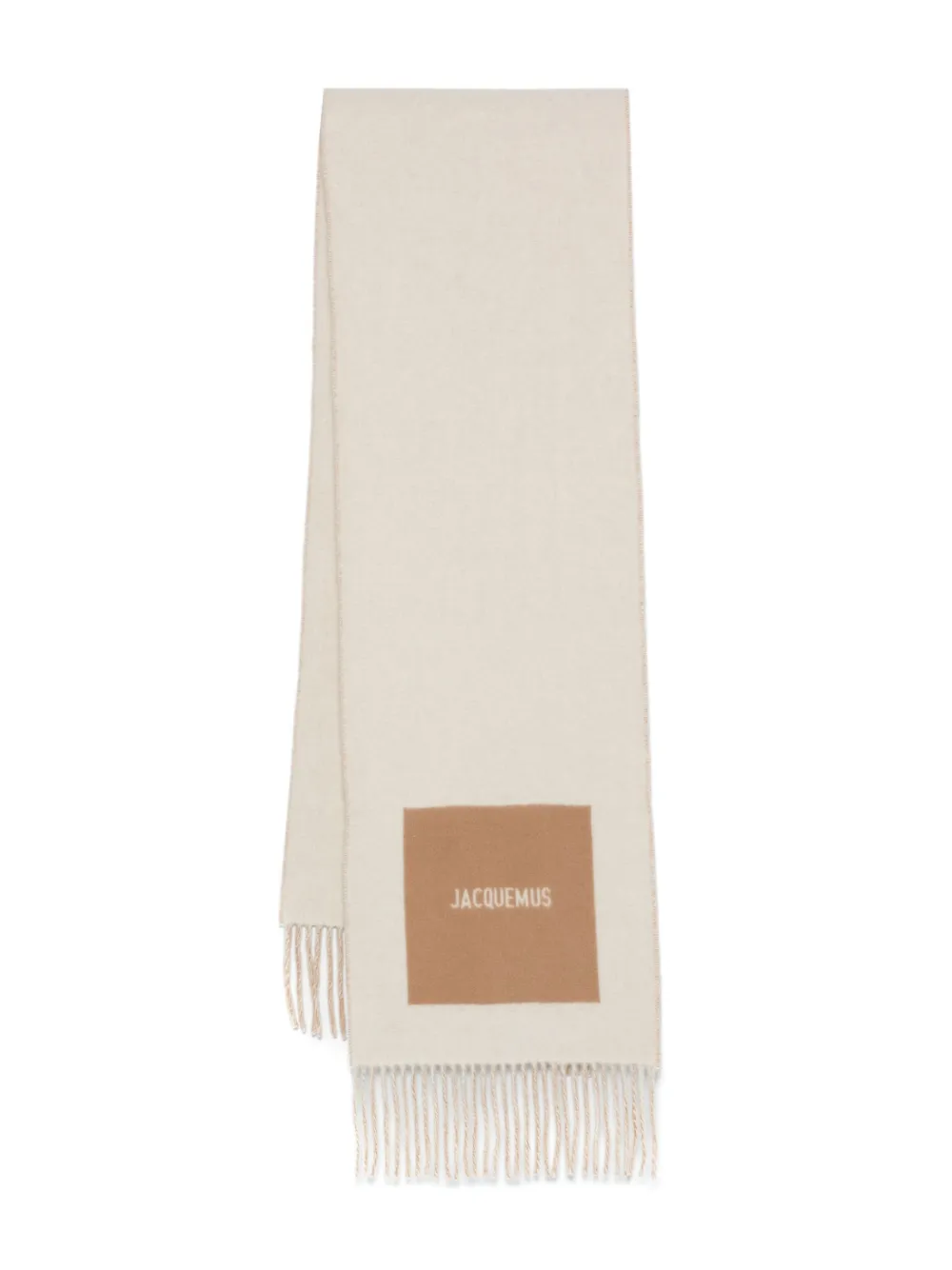 

Шарф L'Echarpe Rond Carre JACQUEMUS, нейтральный