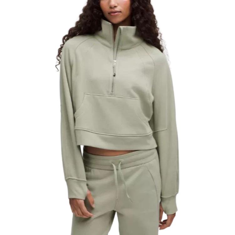 

Свитшот серии Scuba для женщин Lululemon, зеленый