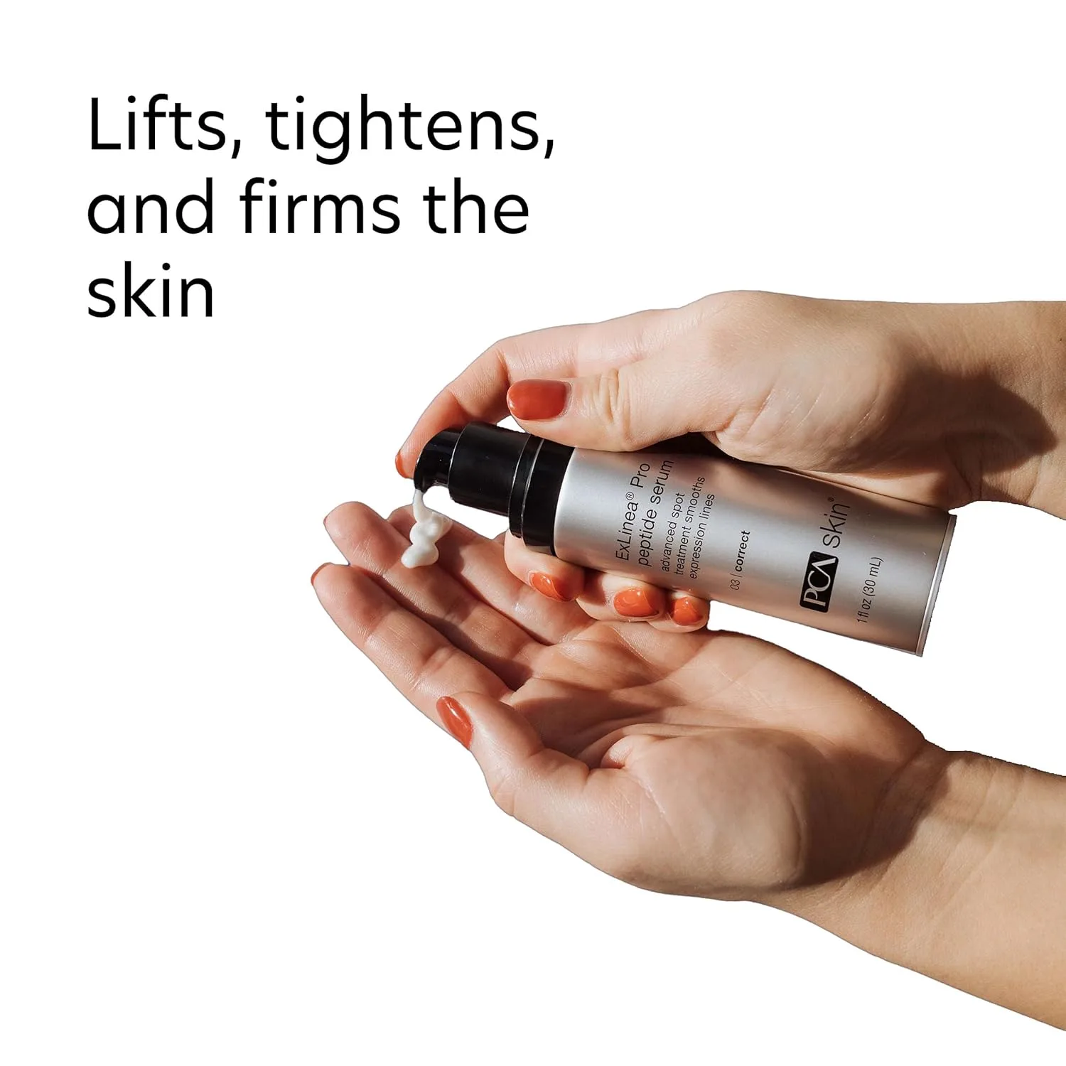 Сыворотка для лица PCA SKIN ExLinea Pro Peptide Serum, комплекс пептидов, помогает подтянуть, укрепить и улучшить состояние кожи, уменьшает глубину морщин, увлажняющая и омолаживающая. Для женщин. 29,6 мл (1 шт.) — фото 2
