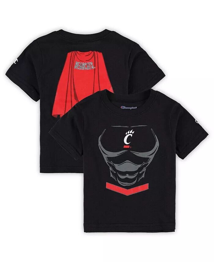 

Черная футболка Cincinnati Bearcats Super Hero для мальчиков и девочек Champion