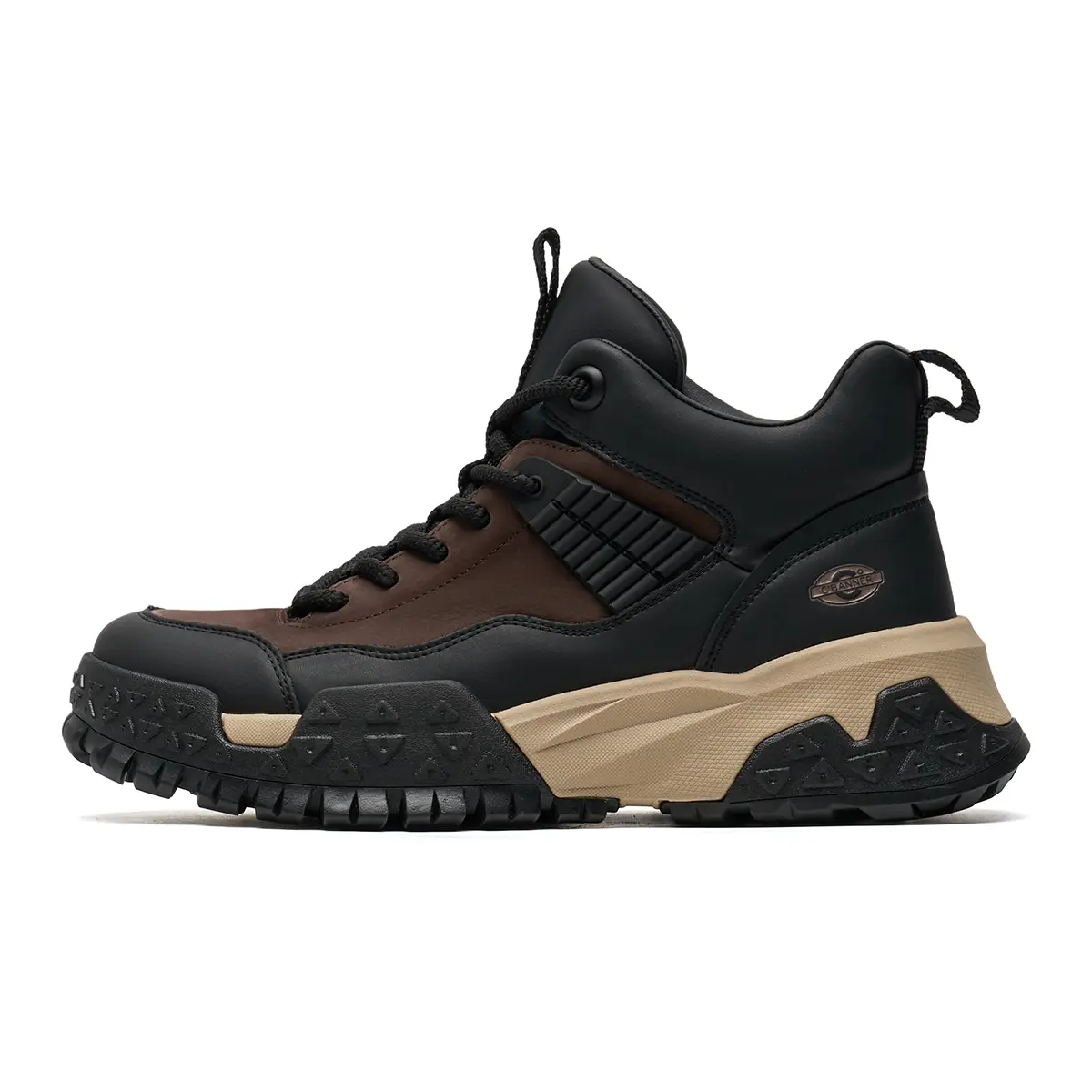 

Высокие повседневные туфли мужские кофейного цвета C°BANNER, Coffee (Fleece-Lined)