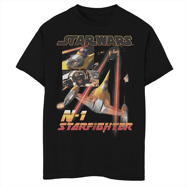 

Футболка с принтом Starfighter для мальчиков Husky Anakin N 1 Star Wars