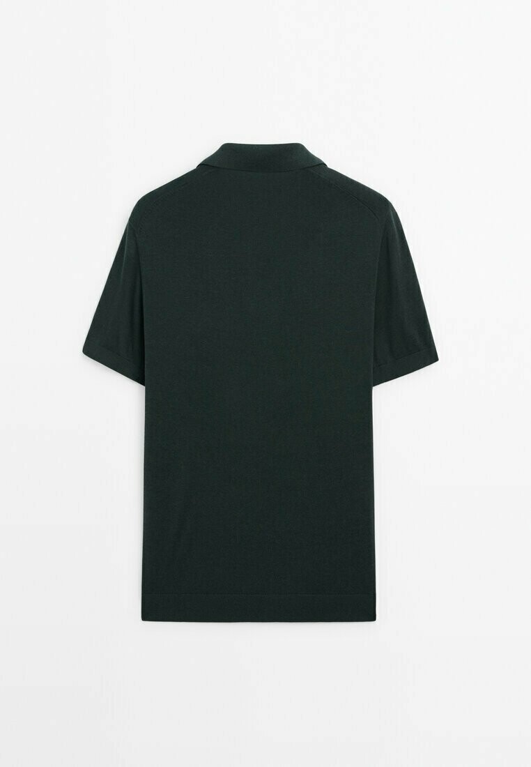 

Рубашка поло Massimo Dutti, темно-зеленый