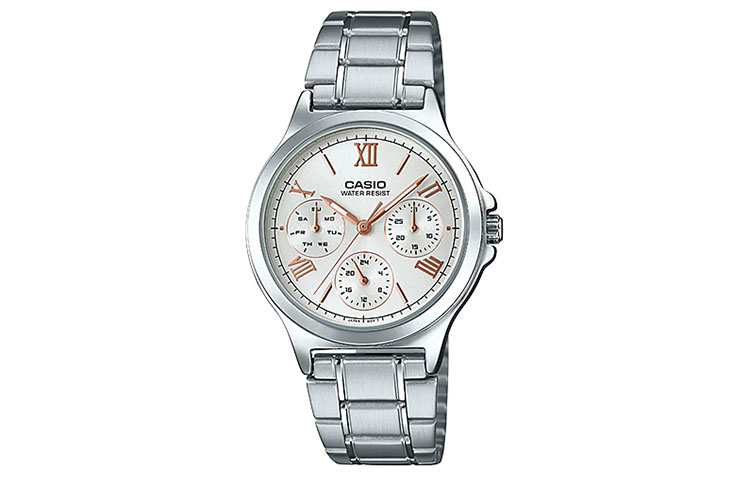 

CASIO Часы Women's Standard Series Silver Watch LTP-V300D-7A2