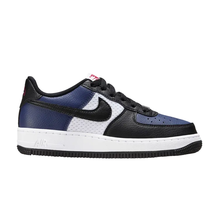 

Кроссовки Air Force 1 GS, цвет Midnight Navy Black Mesh