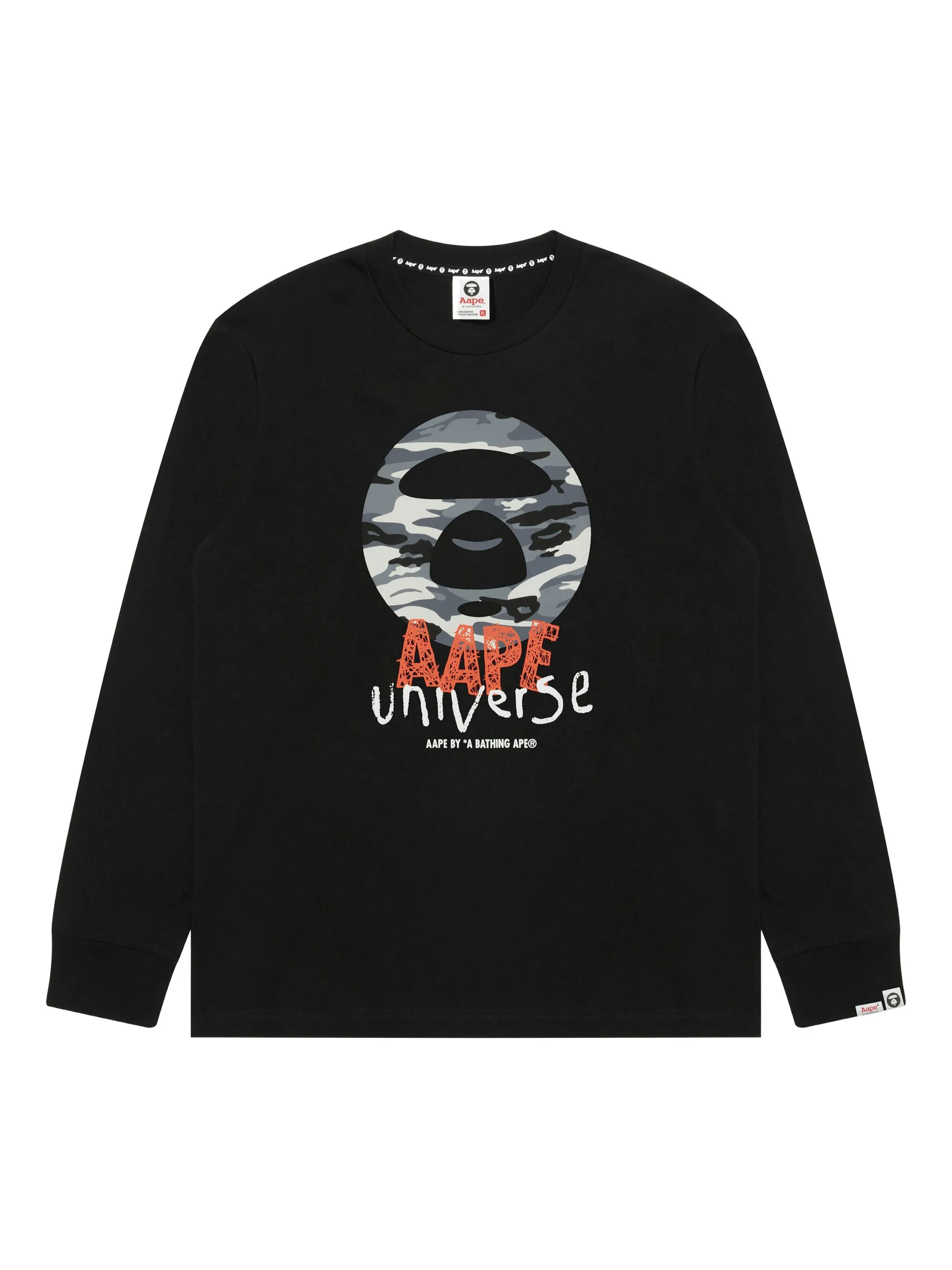 

Толстовка с круглым вырезом Aape By A Bathing Ape, черный