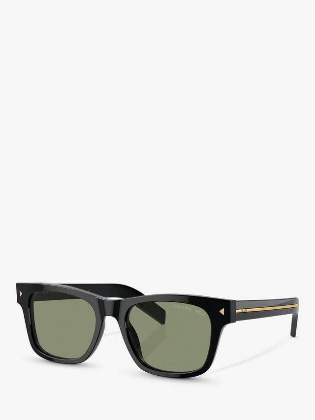 

Мужские солнцезащитные очки в d-образной оправе pr a17s Prada, цвет Black/Gold