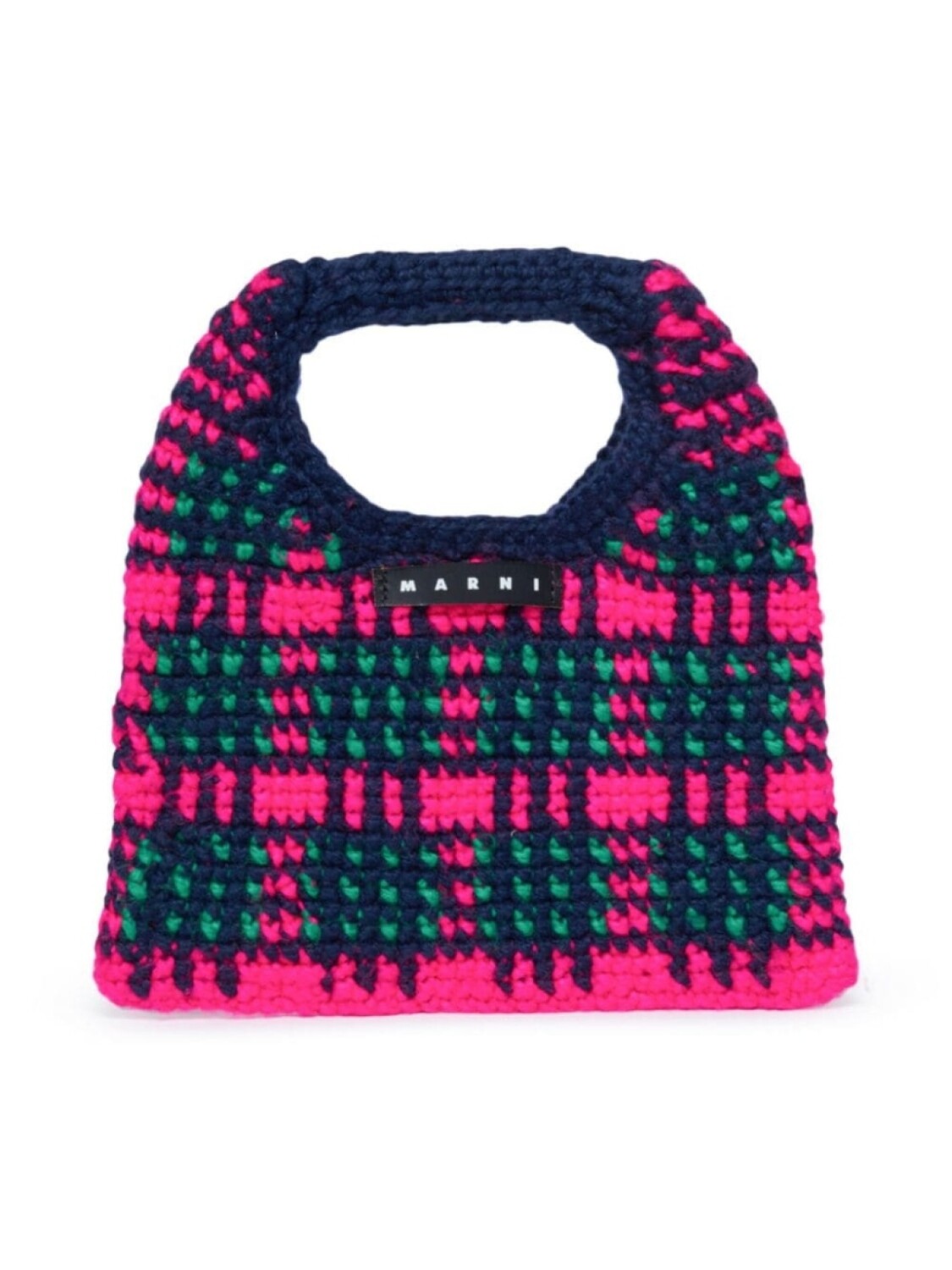 

Marni Kids сумка через плечо, связанная крючком, розовый