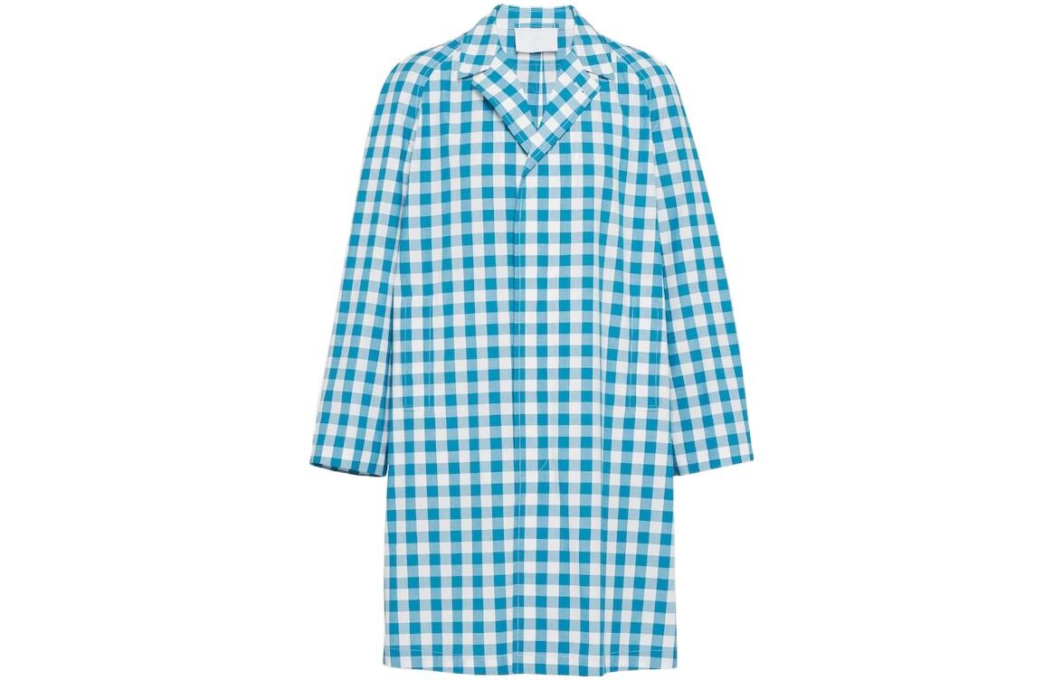 

Пальто мужское белое/синее Prada, белый/синий