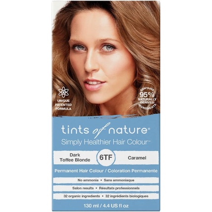 

Стойкая краска для волос Tints of Nature 6TF Dark Toffee Blonde 130 мл