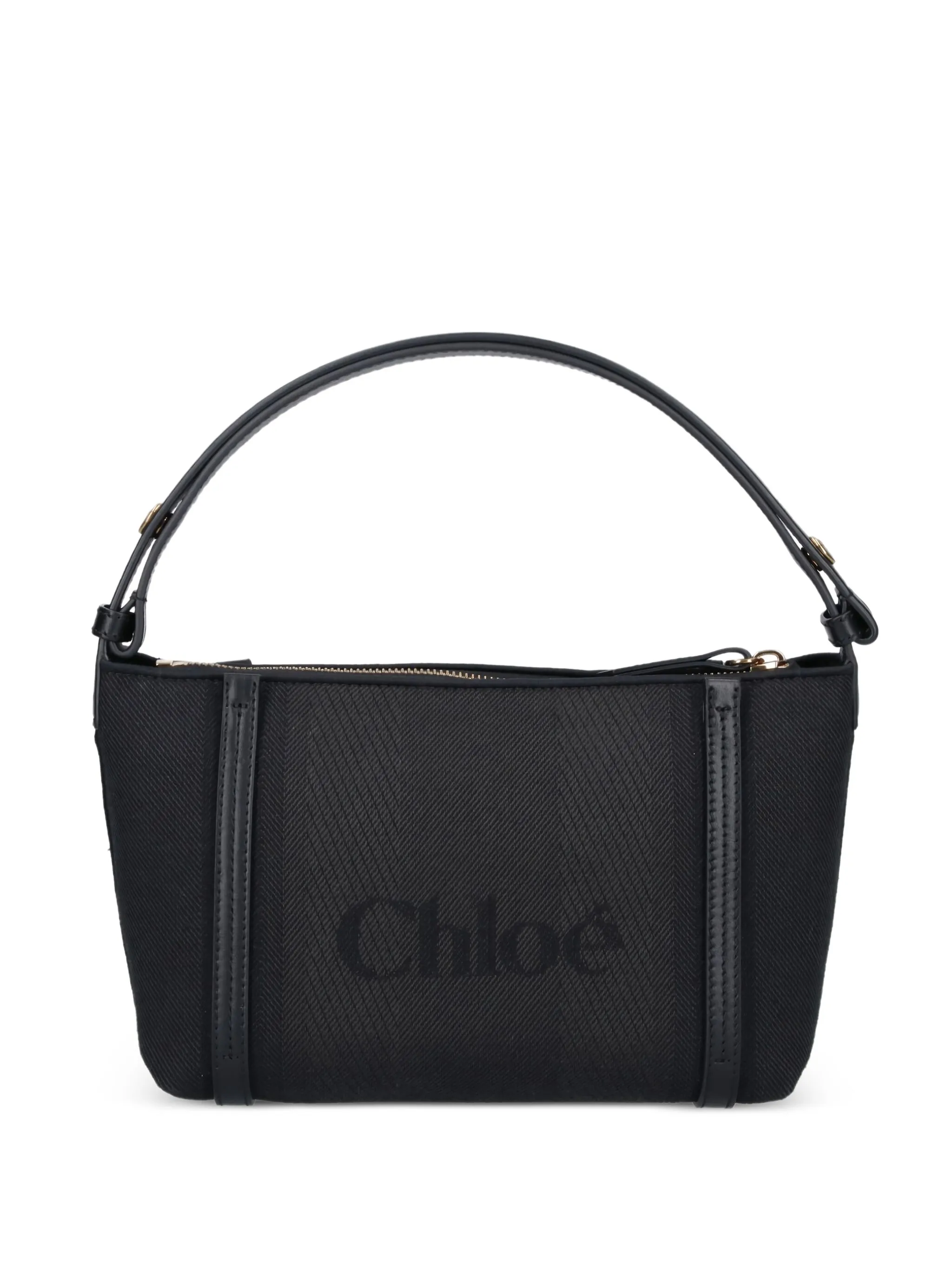 

Сумка на плечо с логотипом Chloé, черный