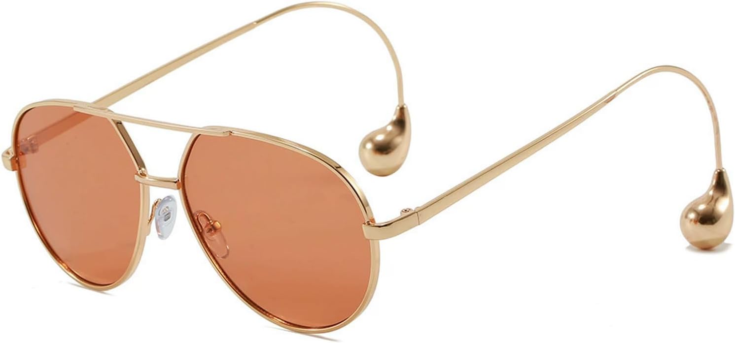 

Солнцезащитные очки-пилот COTIA большого размера для женщин и мужчин, модные, квадратной формы, с двойной перемычкой, уникальный дизайн, солнцезащитные очки-щитки, Orange